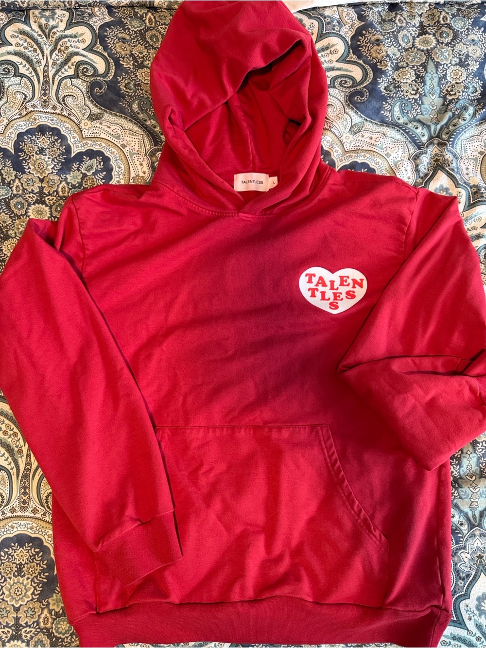 Red TALENTLESS Hoodie Sweatshirt